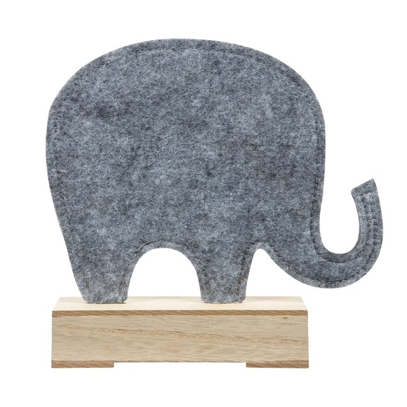 SAMMY & LOU LIGHT-UP FELT ELEPHANT BABY NIGHT LIGHT - GREY (NEW WITH TAGS) - Picture 2 of 3